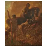 Plinio Nomellini, Victorious Youth, oil on canvas
