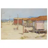 Galileo Chini, Summer, oil on panel