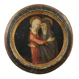 Guidoccio Cozzarelli, Visitazione, tempera grassa on panel
