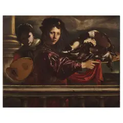 A Young Musician And A Boy With Game by Pietro Paolini, offered Nov 2023