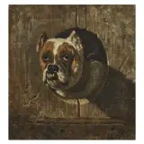 Filippo Palizzi, Watchdog, oil on canvas