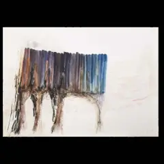 Untitled by Fausto Melotti, mixed media on paper, offered Nov 2023