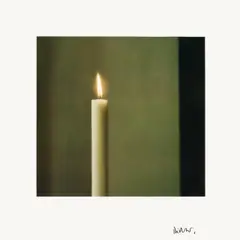 Kerze by Gerhard Richter, 1988, Farboffset auf gestrichenem Papier, sold Jun 2012