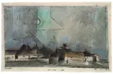 West-Deep a. d. Rega by Lyonel Feininger, 1925, Aquarell über Tuschfeder auf Bütten, sold Nov 2008