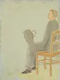 Francis Alÿs, eine kleine nacht musiek, 1993, Öl und Enkaustik auf Leinwand, auf Holz gespannt