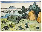 Karl Schmidt-Rottluff, Lebasee mit Lontzkedüne