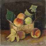 Stilleben mit Pfirsichen by Karl Hofer, 1939, Öl auf Leinwand, sold Nov 2011
