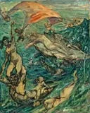 Geburt der Venus III by Max Slevogt, 1926, Öl auf Leinwand, sold Nov 2010