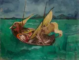 August Macke, Jesus im Nachen (nach Delacroix)