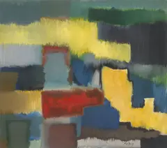 Fritz Winter, Stufen, 1964, Öl auf Leinwand
