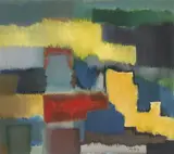 Fritz Winter, Stufen, 1964, Öl auf Leinwand