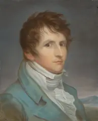 Gerhard von Kügelgen, Selbstbildnis im grünen Frack“. Nach 1807, Pastell auf Pergament