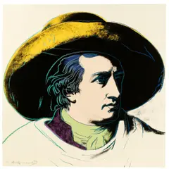 Andy Warhol, Goethe, 1982, Farbserigraphie auf Karton