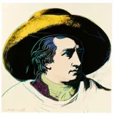 Andy Warhol, Goethe, 1982, Farbserigraphie auf Karton