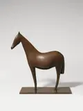 Ewald Mataré, Finnisches Pferd, 1929, Bronze mit brauner Patina. Höhe (mit Plinthe): 26 cm (10 ¼ in.)