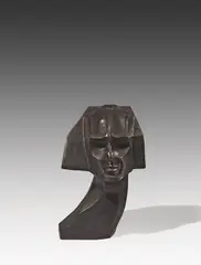 William Wauer, Herwarth Walden, 1917, Bronze mit schwarzbrauner Patina