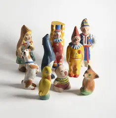 Luděk Havelka, Plaster Models of Toys, 1940s, plaster