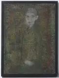 Vavro Oravec, Franz Kafka, 1965, oil on canvas on plywood