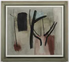 Jiří Rada, Silent Garden, 1968, canvas, oil
