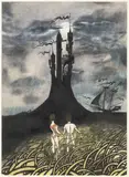 Kája Saudek, Romantic Rendezvous (Hana and Kaja), 1966-1967, indian ink, watercolour, gouache on paper