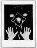 Man Ray, Hands, 1966, 2-color screenprint on Plexiglas