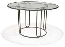 Dining table by Walter Lamb, c. 1950, Brown-Jordan Co, sold Oct 2015
