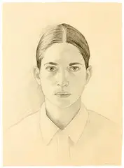 Dan McCleary, Untitled (Portrait of Unknown Person), 1996, Graphite on paper