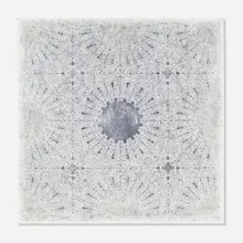 Carol Prusa, Edges (earth), 2017, silverpoint, graphite, titanium white and mars black pigment with acrylic binder