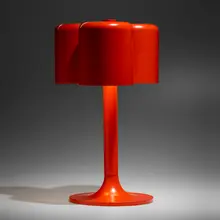Nessen Studio, Table lamp, c. 1970, enameled aluminum