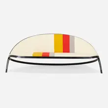 Gastone Rinaldi, Saturno sofa, 1958, upholstery, enameled steel