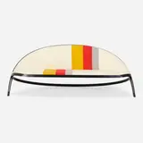 Gastone Rinaldi, Saturno sofa, 1958, upholstery, enameled steel