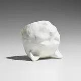 Kiki Smith, Cat, 1999, cast porcelain with glazed interior