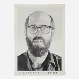 Chuck Close, Self-portrait (tapestry), 1993, silk jacquard weave