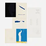 Adja Yunkers, Octavio Paz: Poems for Marie-José, lithograph in colors with embossing on Arches, screenprint in colors on Arches