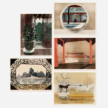 Patrick Procktor, Five works from the China Series, 1980, aquatint in colors, aquatint in colors with sugar-lift
