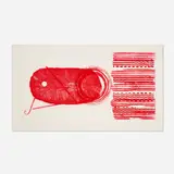 James Rosenquist, Shallows (2nd State), 1978, intaglio with embossing