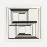 Josef Albers, Seclusion (from the Graphic Tectonics series), 1942, zinc plate lithograph on Serir Whitewove