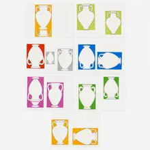 Amphora Frieze by Jo Baer, 2004, screenprint in colors, sold Feb 2023