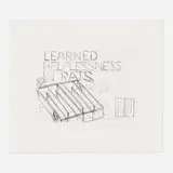 Bruce Nauman, Learned Helplessness in Rats, 1988, hard-ground etching on Somerset Satin