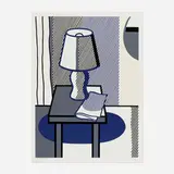 Roy Lichtenstein, The Poetry Project Symposium poster, 1988, screenprint in colors