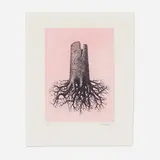 René Magritte, La folie almayer (from the Le Lien de Paille portfolio), 1968, etching and aquatint in colors on BFK Rives