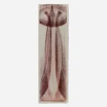 Untitled (Monotype) by Harry Bertoia, c. 1960, monotype on rice paper, sold Feb 2023