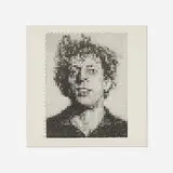 Chuck Close, Phil (from the Rubber Stamp portfolio)