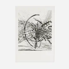Mildred Thompson, Echoes No. 3, 1999, etching