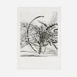 Mildred Thompson, Echoes No. 3, 1999, etching