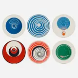 Marcel Duchamp, Rotoreliefs (Optical Discs), offset lithograph on six double-sided cardboard discs