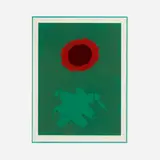 Chrome Green by Adolph Gottlieb, 1972, screenprint in colors, sold Feb 2023