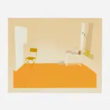 Alex Katz, Orange Interior