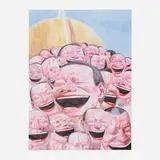 Yue Minjun, Untitled (Smile-ism No. 3), 2006, lithograph in colors