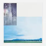 John Baldessari, The Overlap Series: Double Motorcyclists and Landscape (Icelandic 2003), 2003, lithograph in colors on Somerset